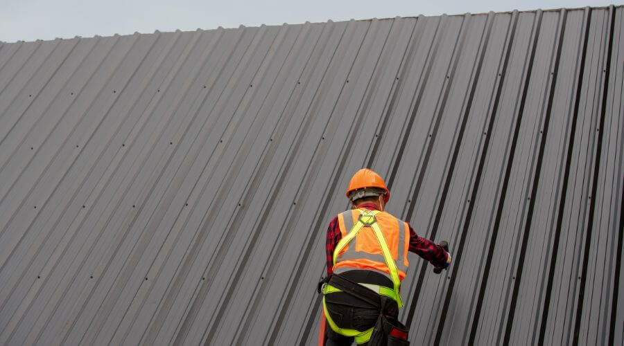 Professional metal roof installation services in Glenville, MN
